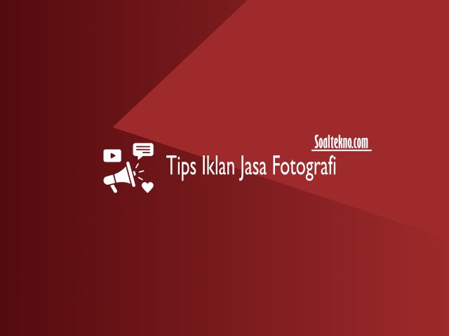 iklan jasa fotografi