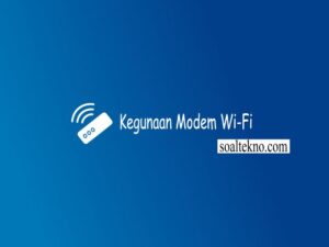 kegunaan modem wifi