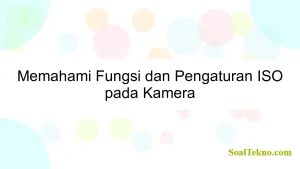 Memahami Fungsi dan Pengaturan ISO pada Kamera