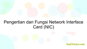 Pengertian dan Fungsi Network Interface Card (NIC)