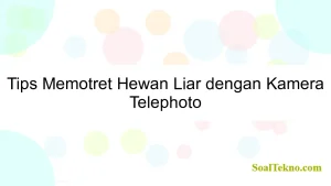 Tips Memotret Hewan Liar dengan Kamera Telephoto