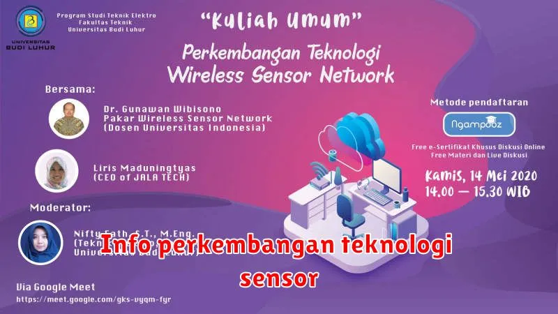 Info perkembangan teknologi sensor