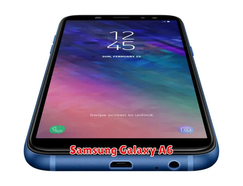 Samsung Galaxy A6