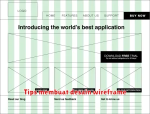 Tips membuat desain wireframe