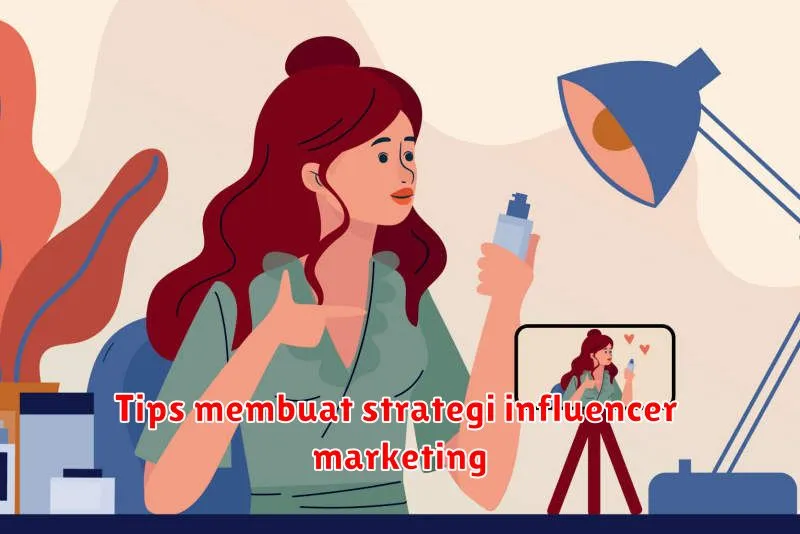 Tips membuat strategi influencer marketing