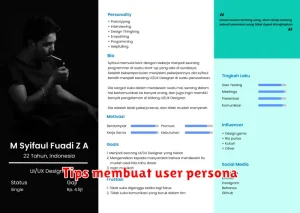 Tips membuat user persona