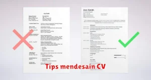 Tips mendesain CV