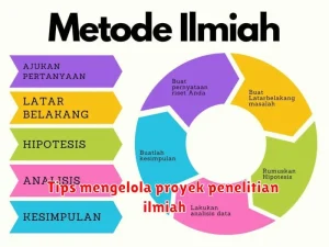 Tips mengelola proyek penelitian ilmiah