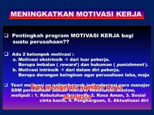 Tips mengelola sumber daya manusia