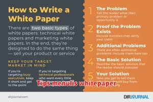 Tips menulis whitepaper