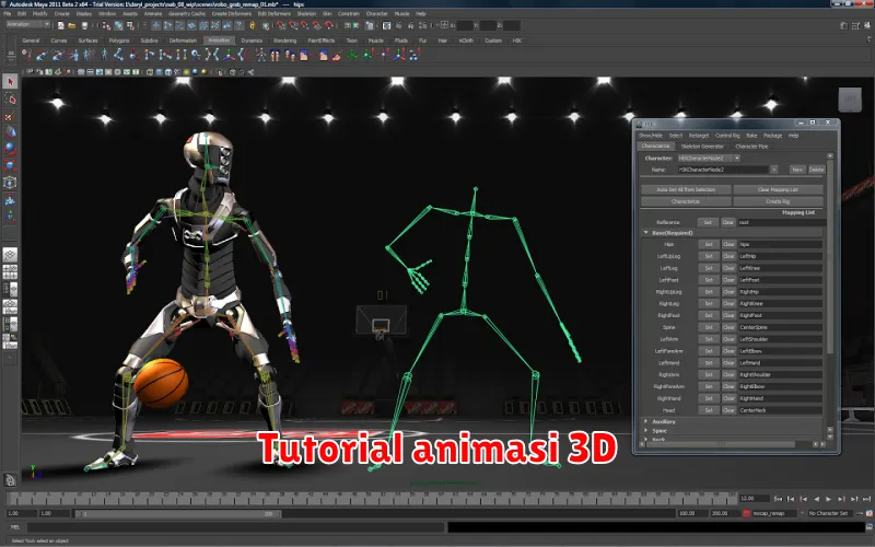 Tutorial animasi 3D