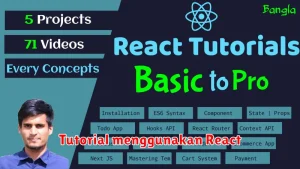 Tutorial menggunakan React