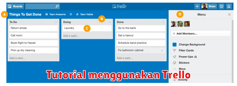 Tutorial menggunakan Trello