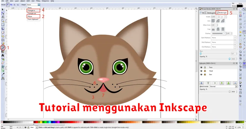 Tutorial menggunakan Inkscape