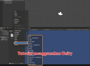 Tutorial menggunakan Unity