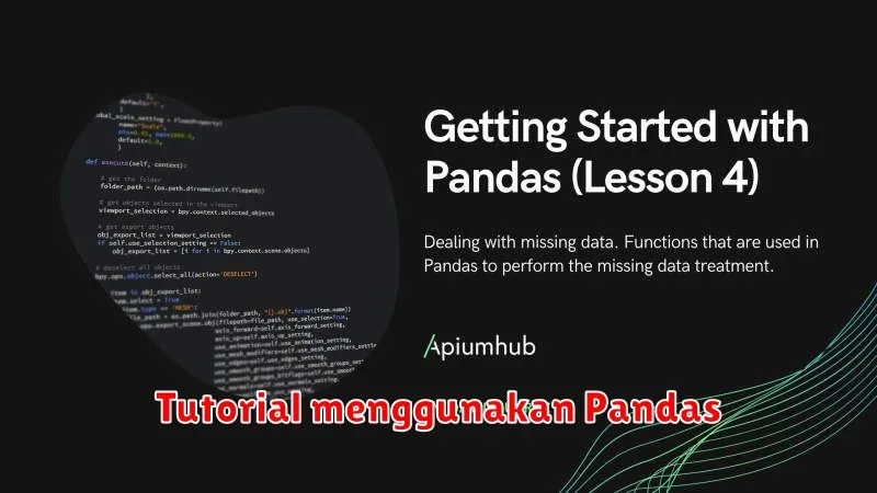 Tutorial menggunakan Pandas