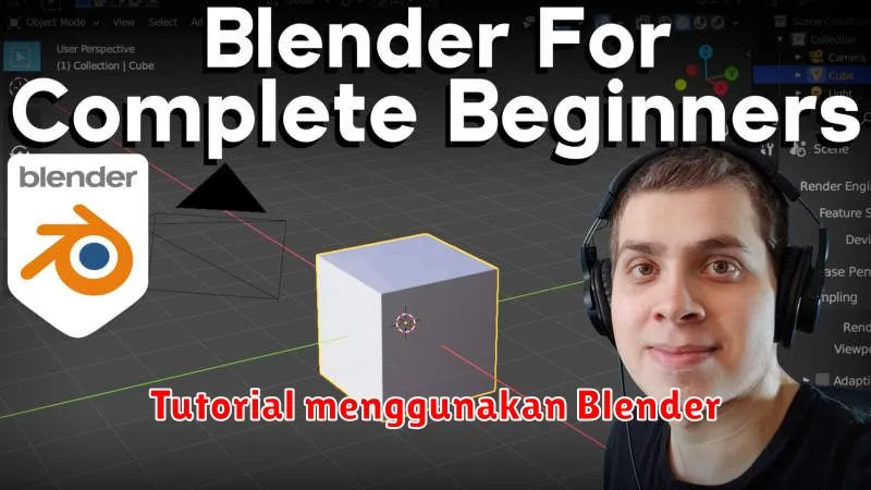 Tutorial menggunakan Blender