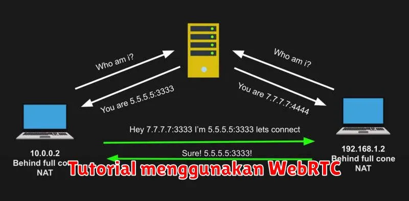 Tutorial menggunakan WebRTC