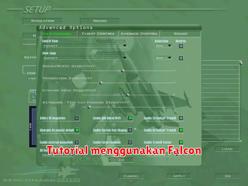 Tutorial menggunakan Falcon