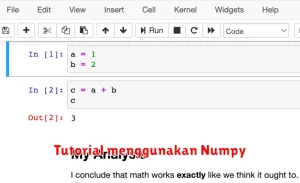 Tutorial menggunakan Numpy