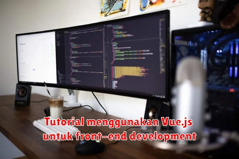 Tutorial menggunakan Vue.js untuk front-end development