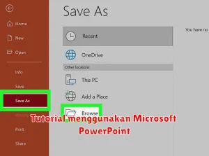 Tutorial menggunakan Microsoft PowerPoint