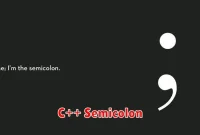 C++ Semicolon