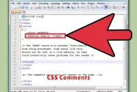 CSS Comments