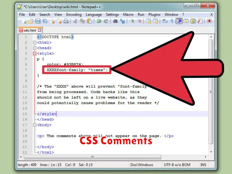 CSS Comments