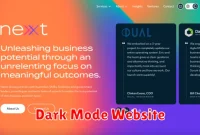 Dark Mode Website