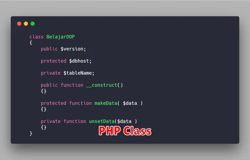 PHP Class