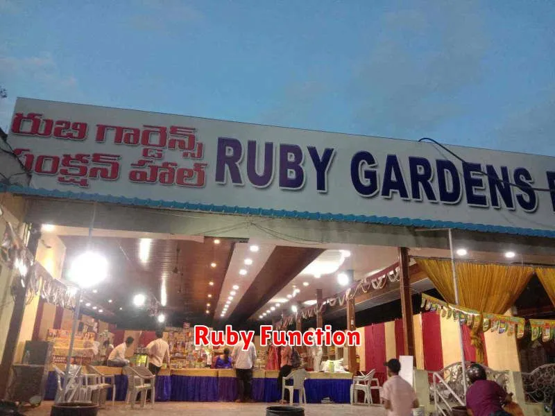 Ruby Function